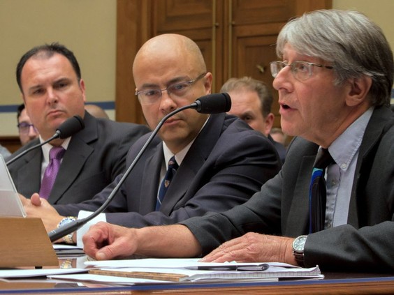 Tom Devine, Legal Director of Government Accountability Project, testifies in front of Congress